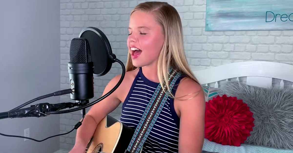 15 Year Old Girl Praises Jesus Singing Medley Of What A Beautiful Name And Oceans Faithpot