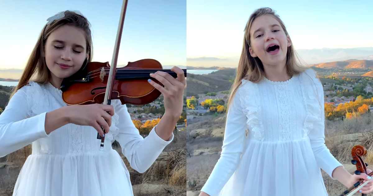 Karolina Protsenko Sings And Plays Violin Cover Of Amazing Grace My Chains Are Gone 9738