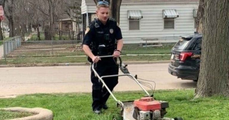 police-officer-mowing-lawn-hutchinson