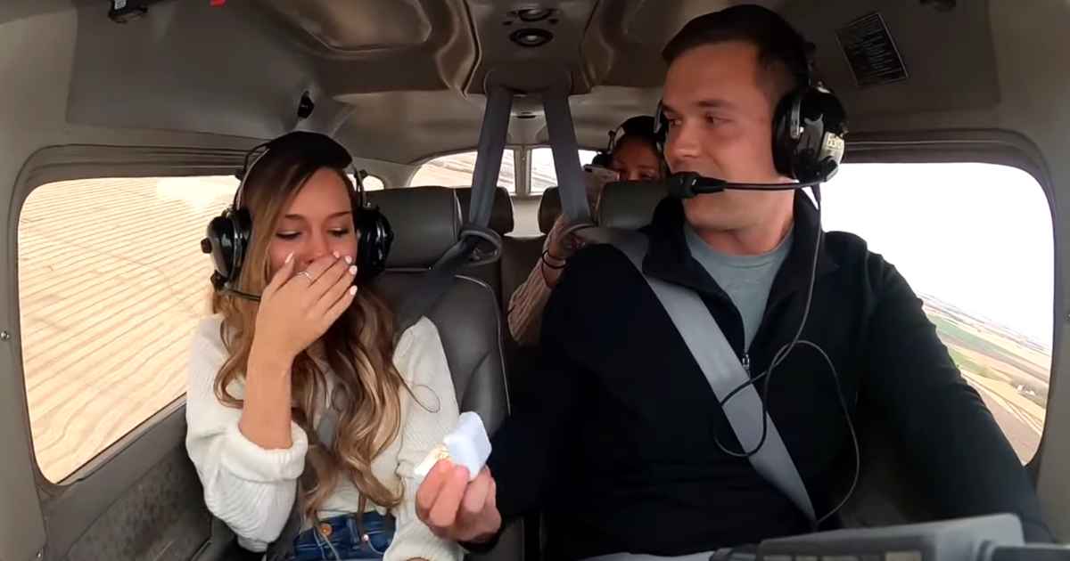 Air Force Pilot Surprises Girlfriend With Sweet Mid Flight Proposal Faithpot