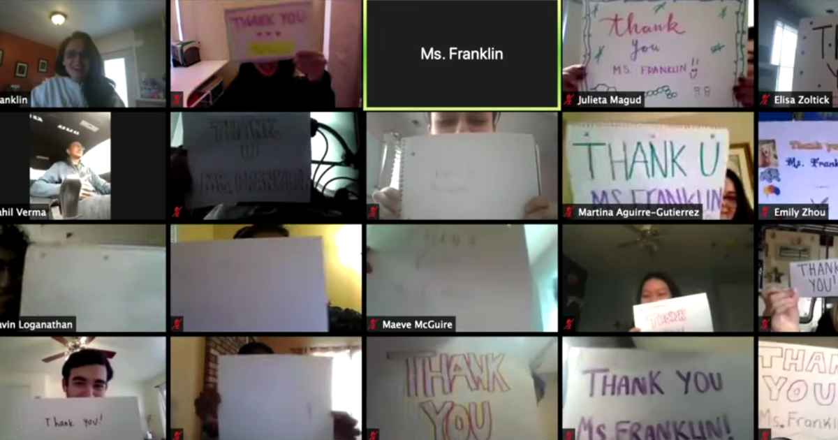 students-thank-teacher-on-zoom
