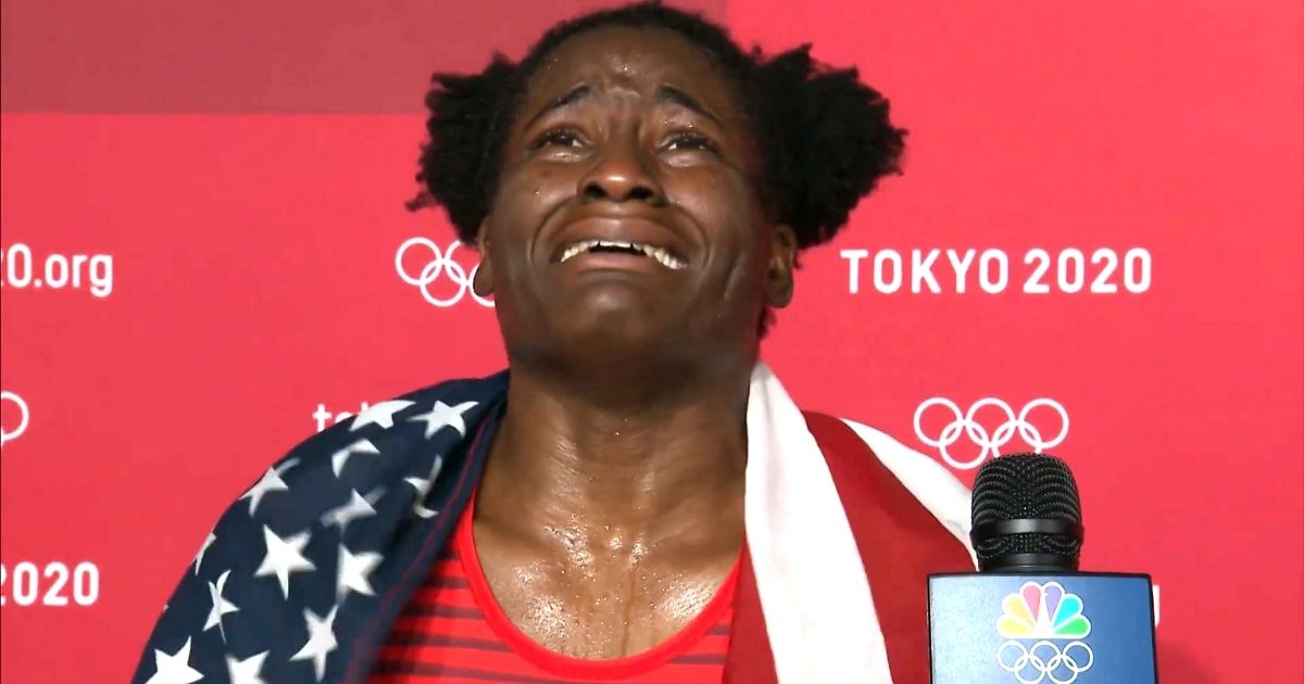 American Olympic wrestler Tamyra Mensah-Stock