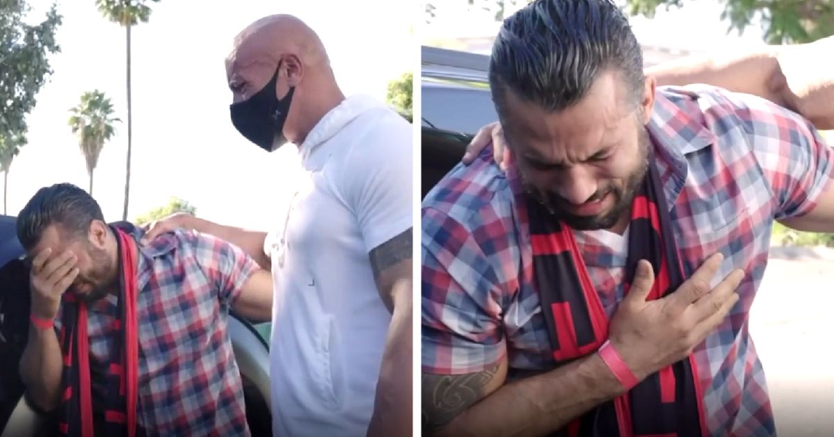 Dwayne Johnson Leaves Navy Veteran In Tears With The Surprise Of A Lifetime