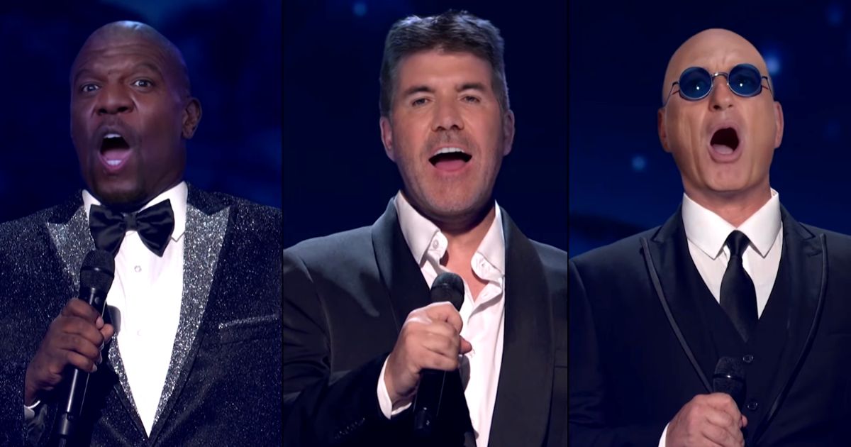 Simon Cowell, Terry Crews, And Howie Mandell Sing Opera 'Nessun Dorma' On America's  Got Talent | FaithPot