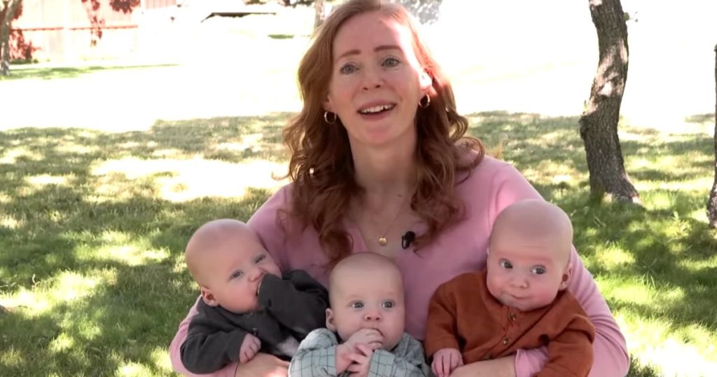 46 Year Old Mom Gives Birth To Miracle Triplets After Doctors Told Her He Would Never Conceive Again 