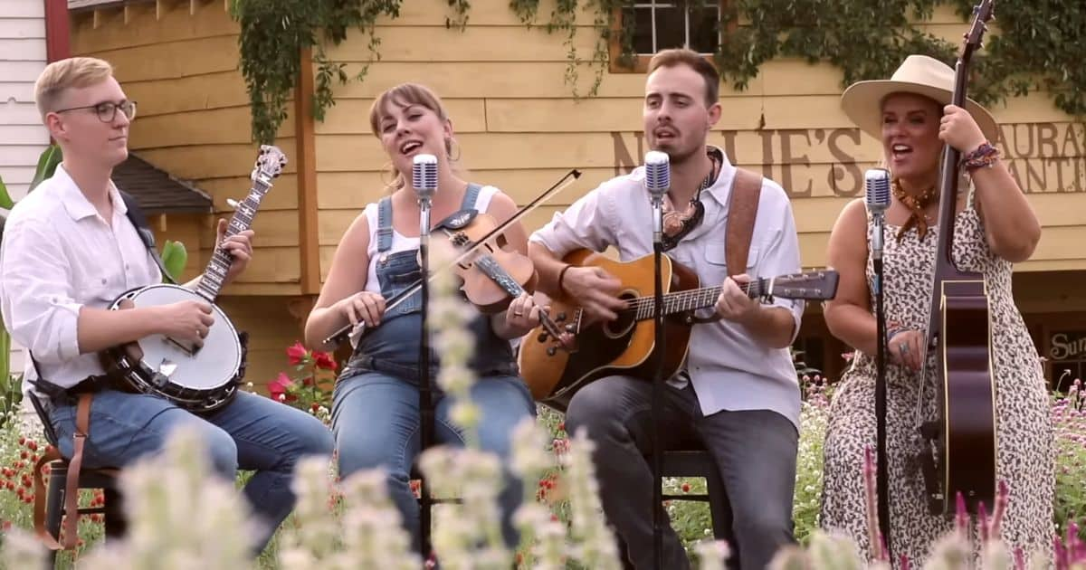 Southern Raised Bluegrass Perform Randy Travis Hit 'Forever And Ever