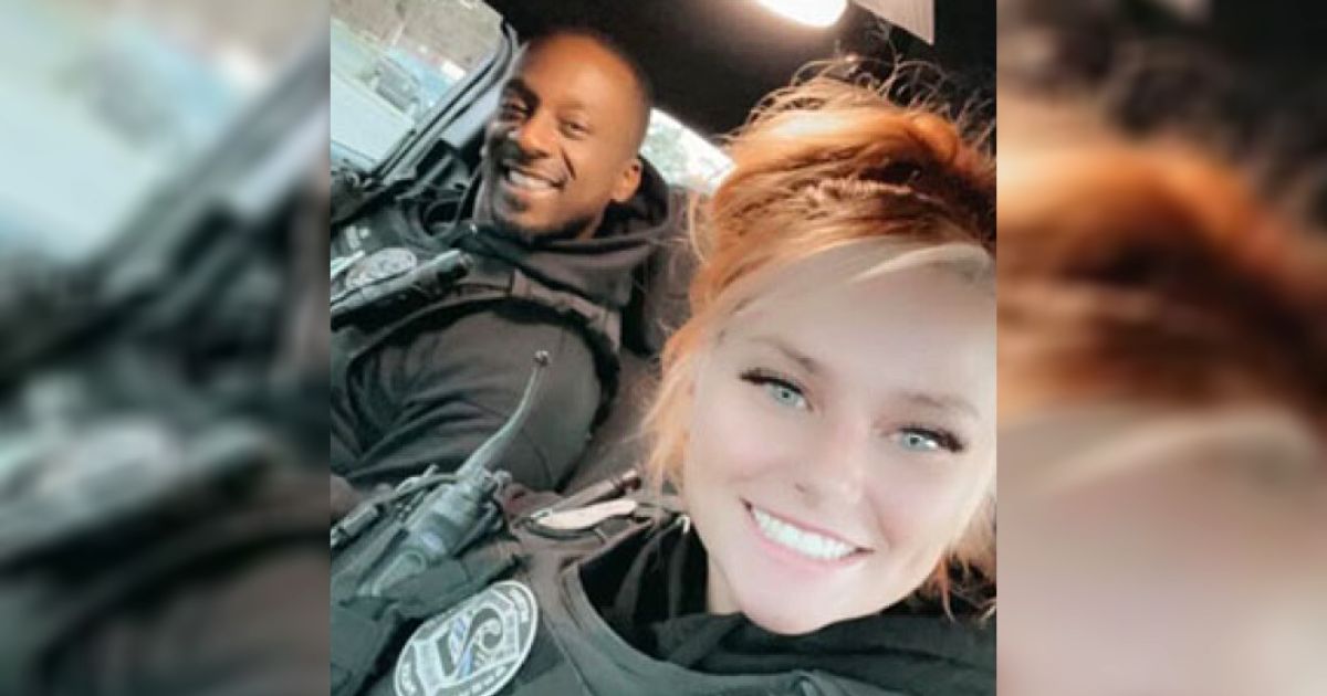 Hero Cop Risks Her Life Uses Her Body To Protect Fellow Officer From