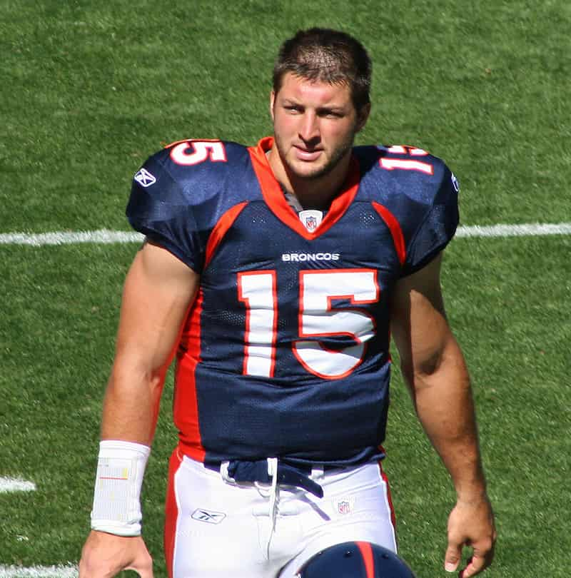 Christian athlete Tim Tebow