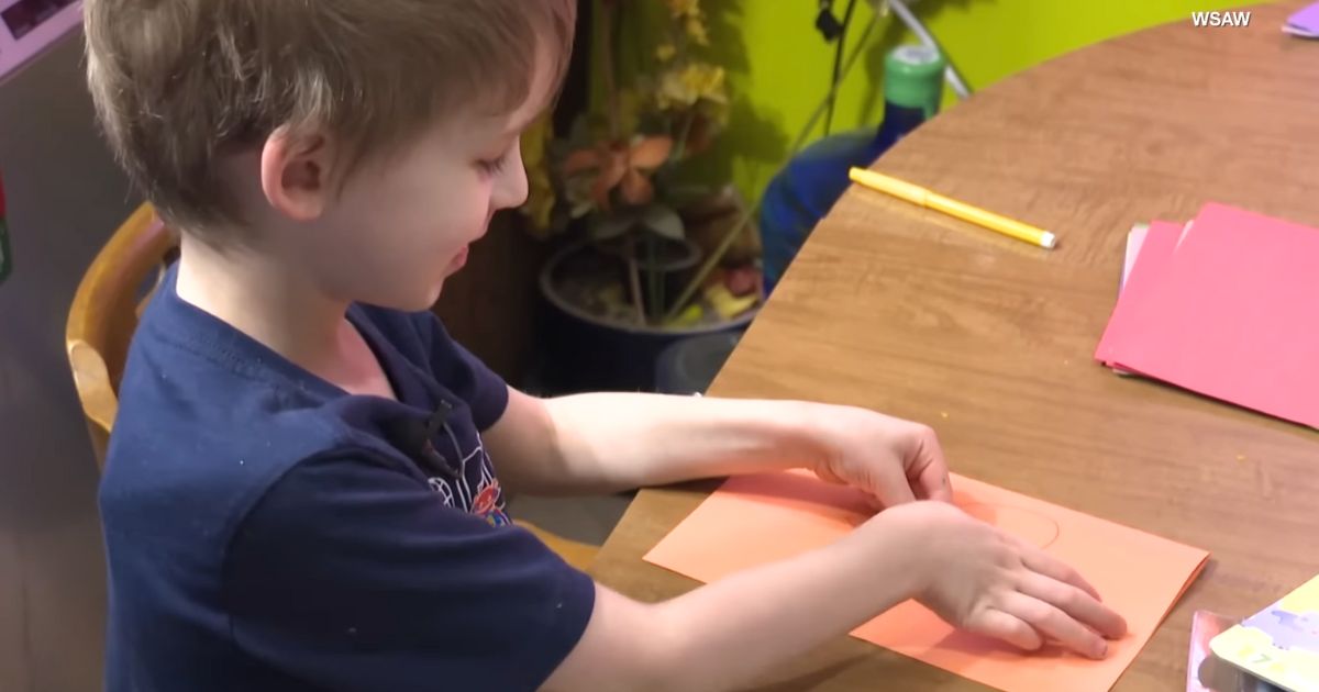 boy sends birthday cards