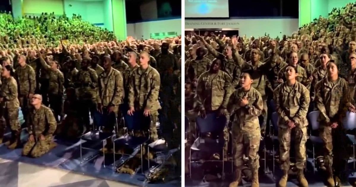 soldiers worshipping god oceans