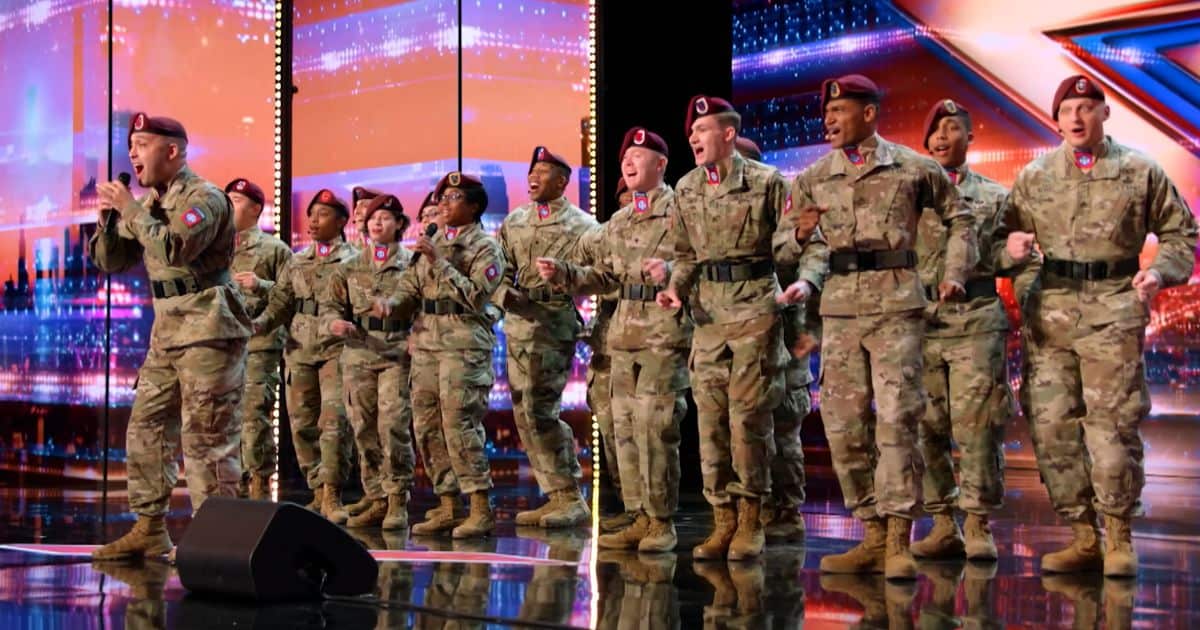 Army Chorus Honors Fallen Soldier With Moving Rendition Of My Girl On Agt 2348