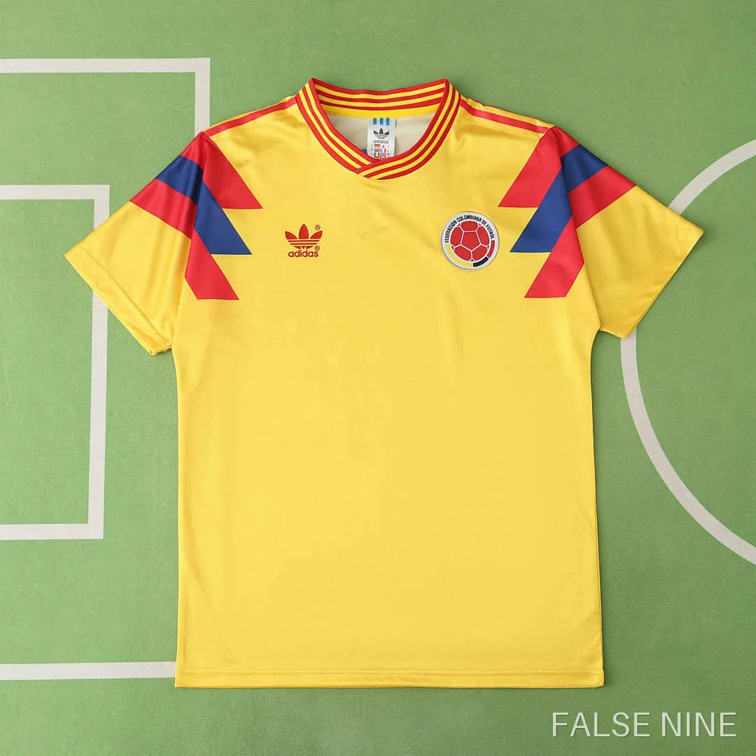 Colombia 1990 Home Retro Jersey (Fan Version), photo 1
