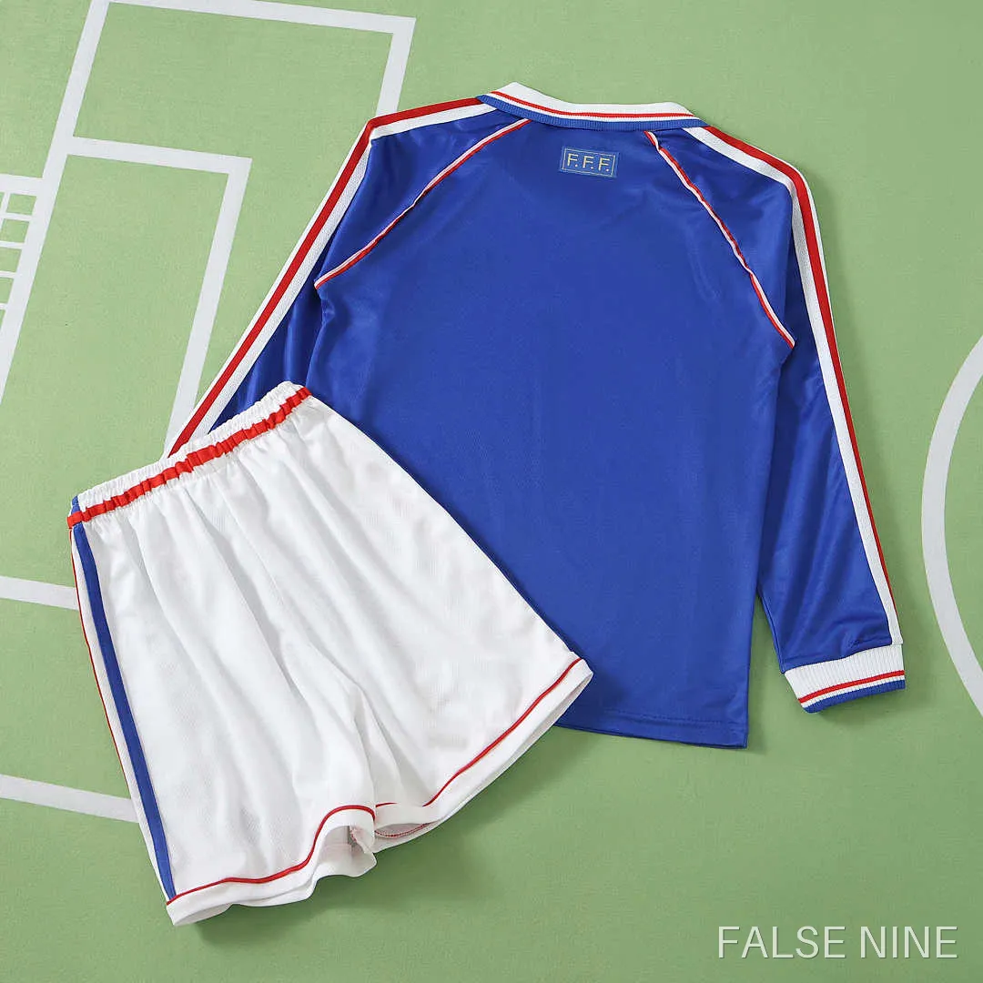 France 1998 Home Kit (Retro, Kids, Long Sleeve), photo 4