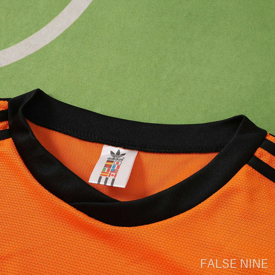 Netherlands 1980 Home Long Sleeve Retro Jersey (Fan Version), photo 12