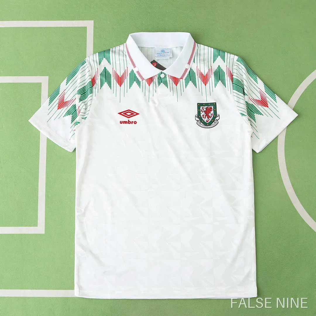 Wales 1990-92 Away Retro Shirt (Fan Version), photo 1