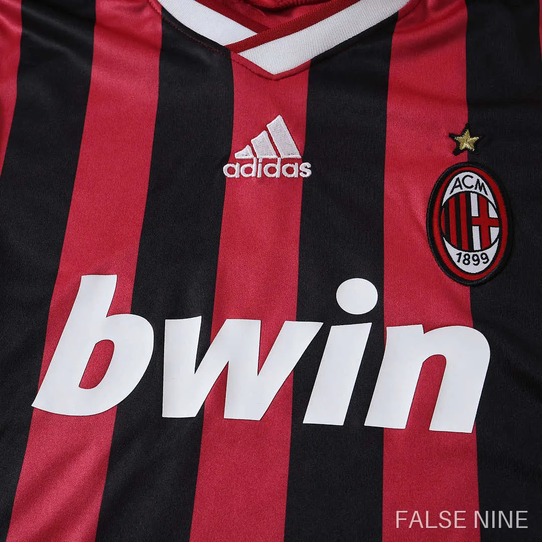 A.C. Milan 09/10 Home Kit (Retro, Kids, Long Sleeve), photo 18