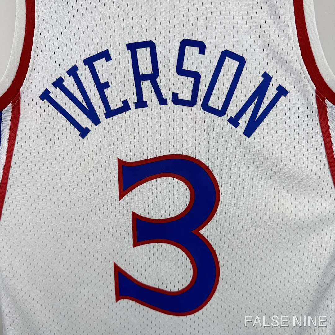 Philadelphia 76ers Iverson 3 Home Jersey, photo 4