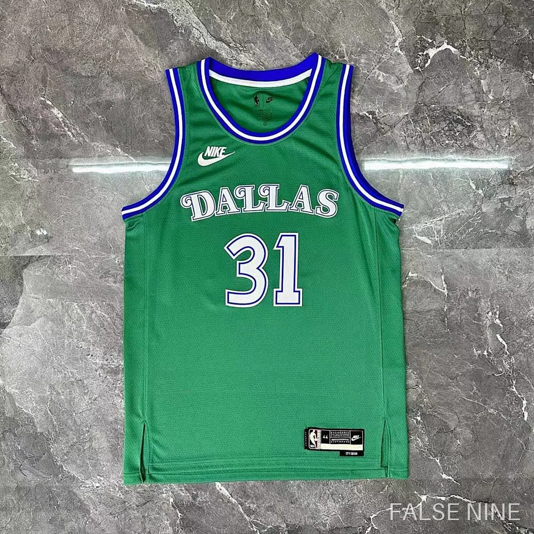 Dallas Mavericks 25/26 Retro Green Jersey (31-THOMPSON), photo 3