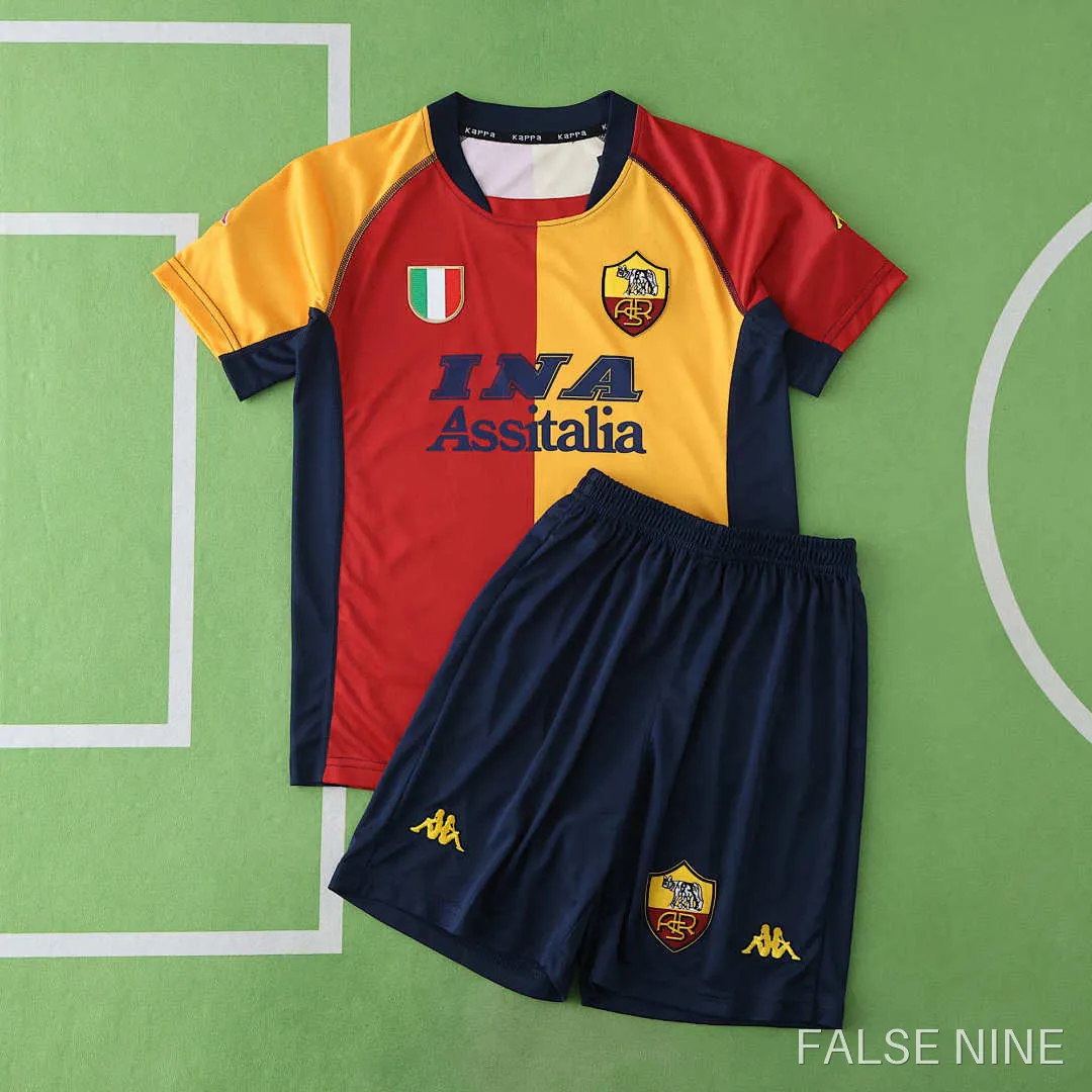 00/01 A.S. Roma home retro Kids kit, photo 11