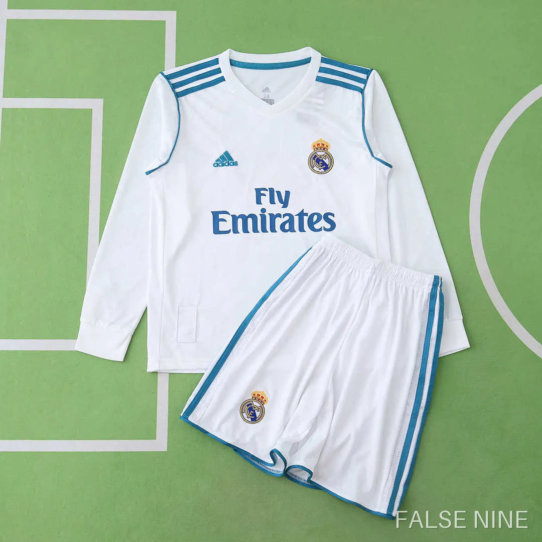 Real Madrid 17/18 Home Long Sleeve Kids Kit, photo 12