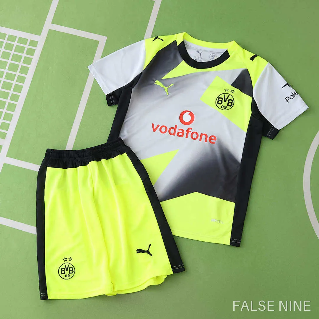 Borussia Dortmund 25/26 Away Kids Kit, photo 2