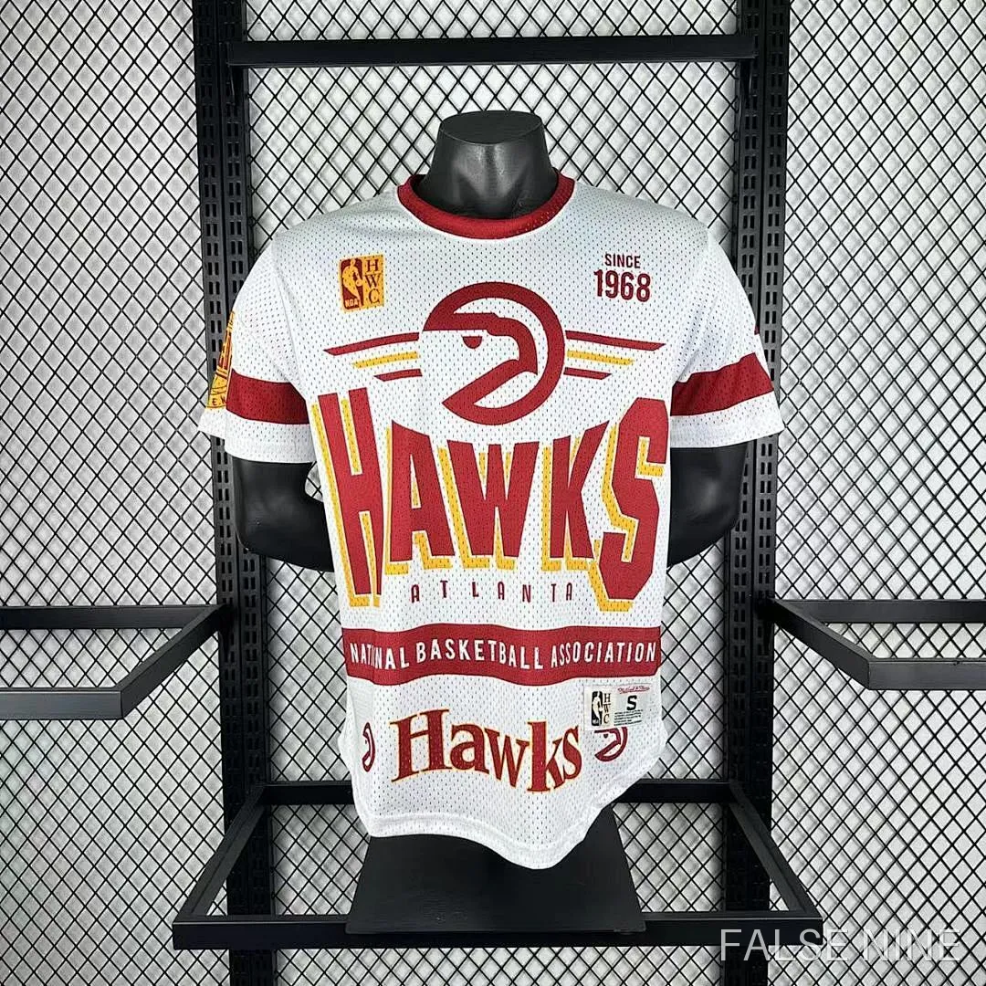 25/26 NBA Atlanta Hawks Retro short sleeved shirt, photo 12