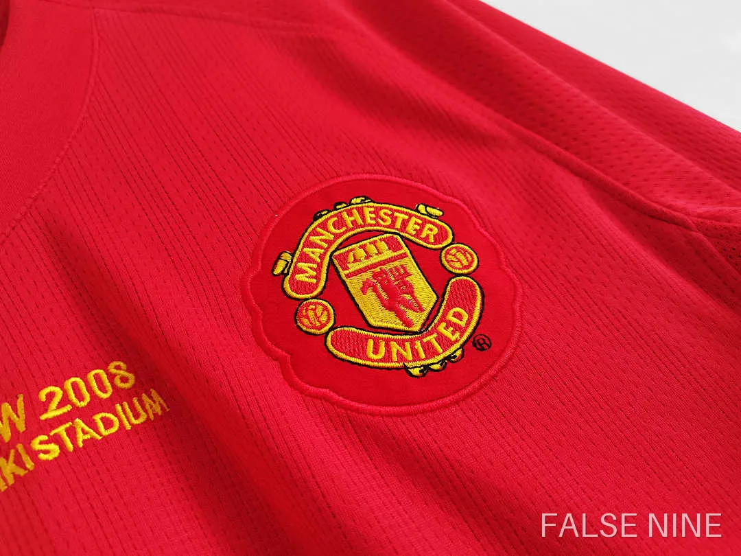 Manchester United 07/08 Home Long Sleeve Retro Jersey (Fan Version), photo 7