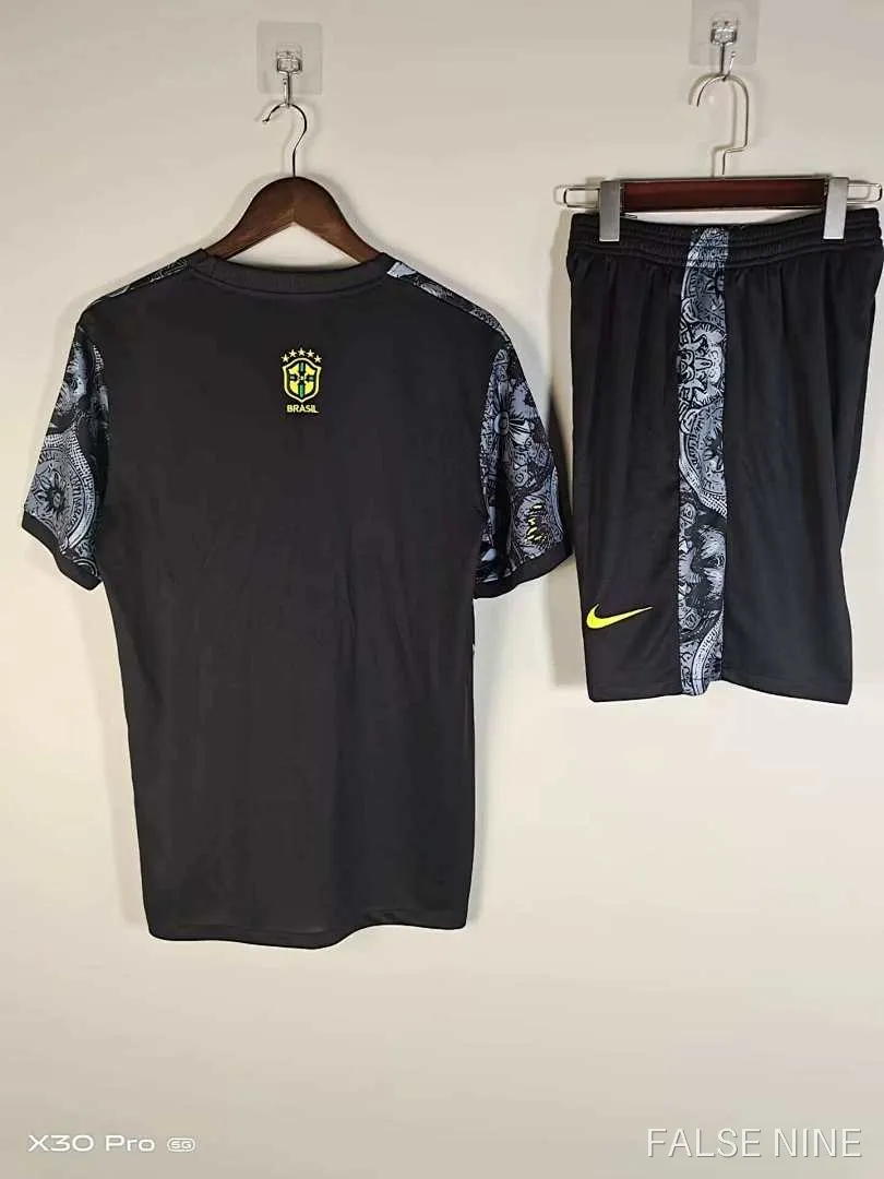 25/26 Brazil Jesus Training clothes suit Short sleeve Fan version, photo 2