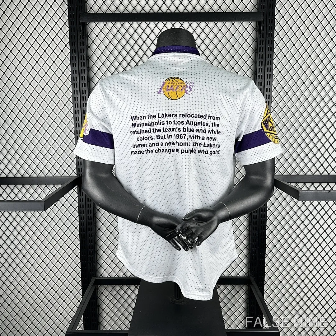 25/26 NBA L.A. Lakers Retro short sleeved shirt, photo 8