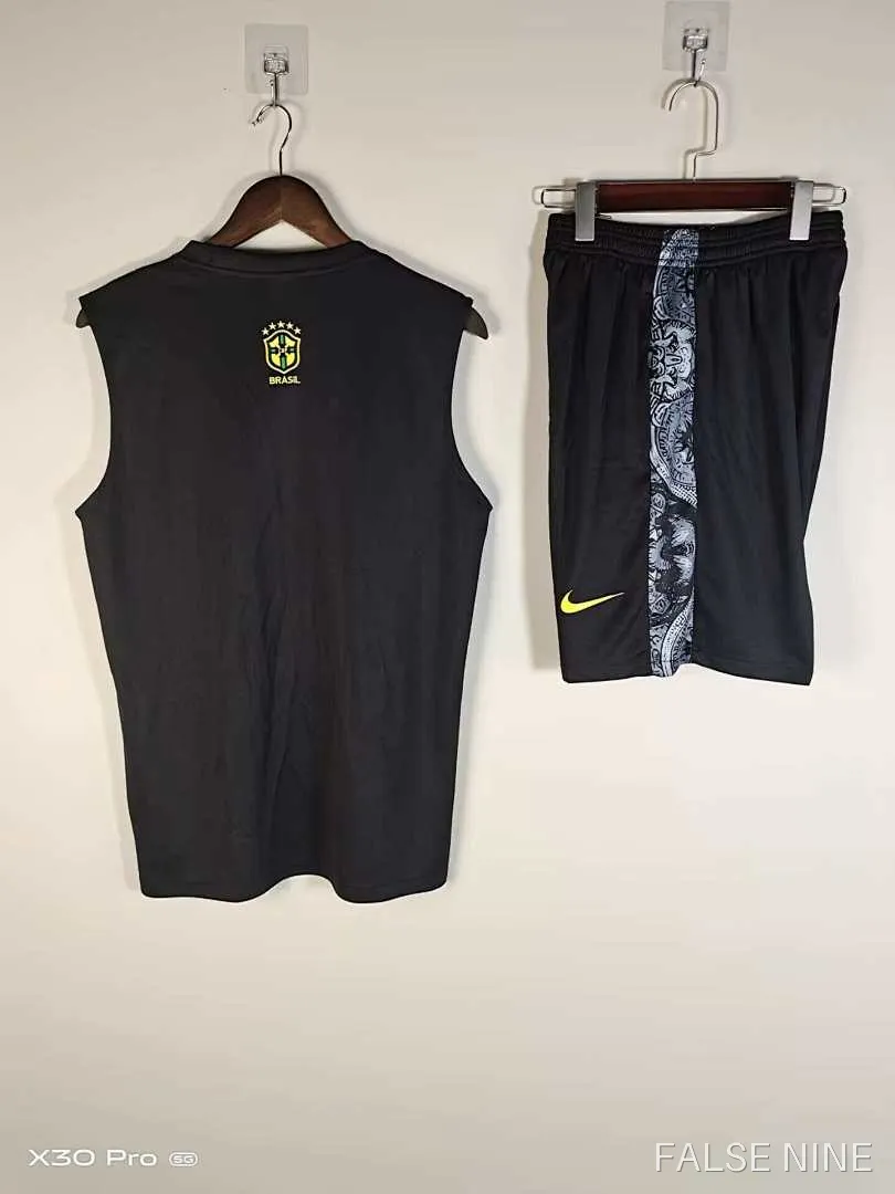 25/26 Brazil Jesus Training clothes suit vest Fan version, photo 2