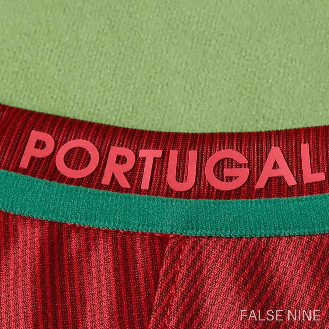 16 season Portugal home retro Long sleeve Fan version, photo 3