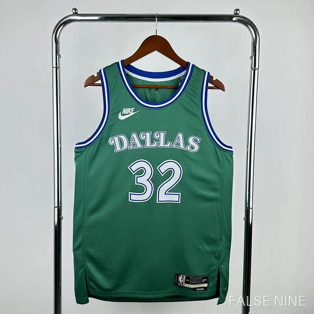Dallas Mavericks 25/26 Retro Green Jersey 32, photo 1