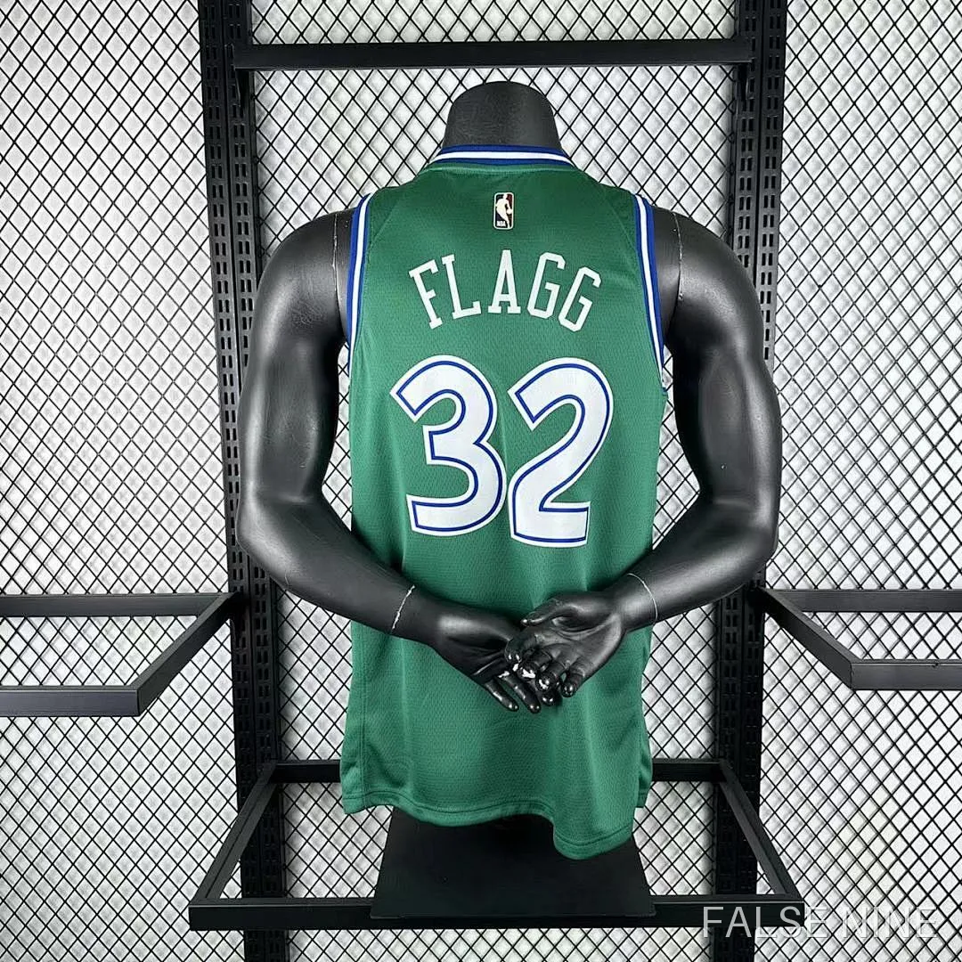 Dallas Mavericks 25/26 Retro Green Jersey 32, photo 9