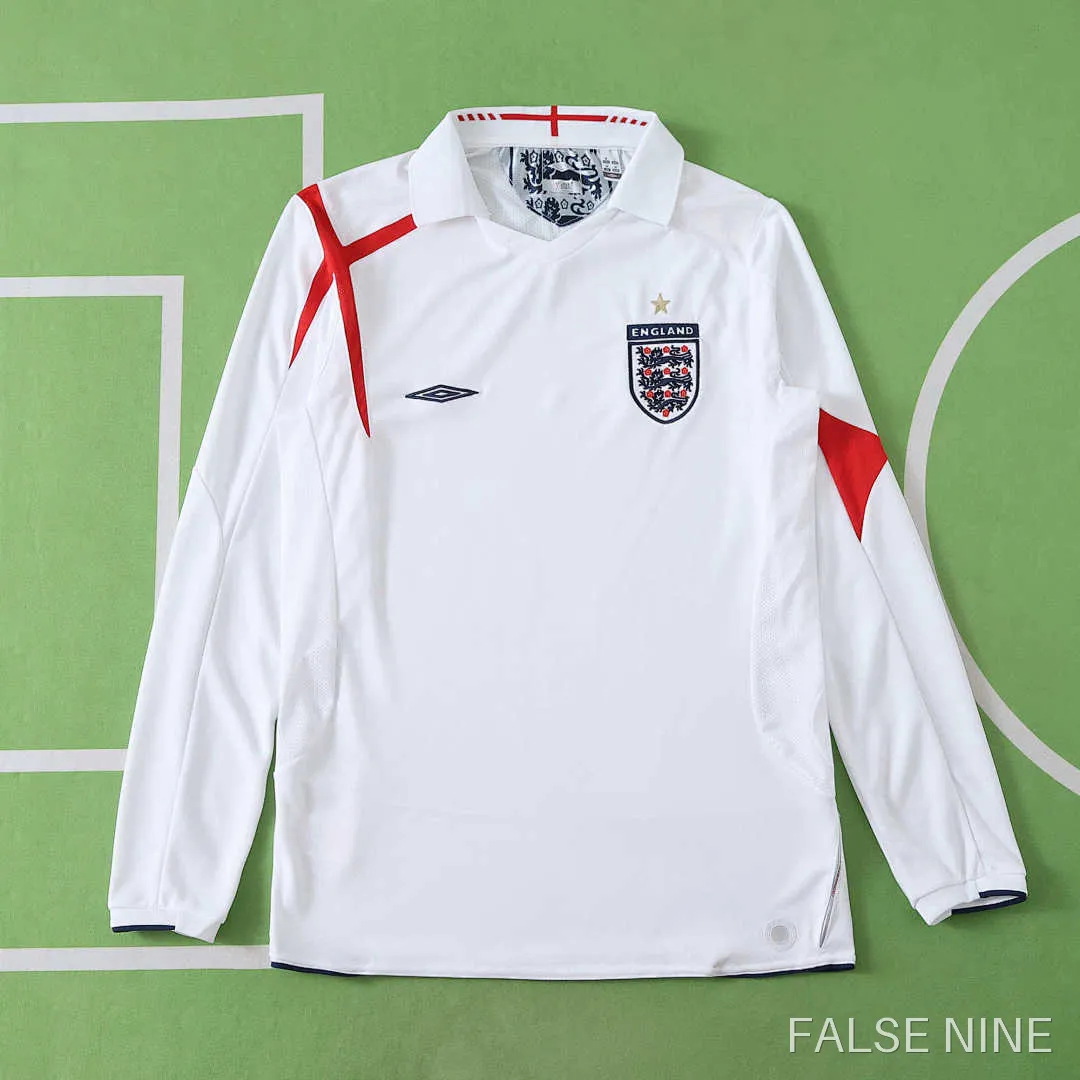 2006 England home retro Long sleeve Fan version, photo 1