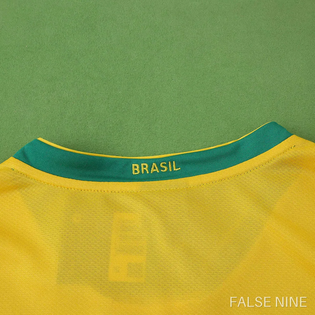 Brazil 2006 Home Long Sleeve Retro Jersey (Fan Version), photo 20