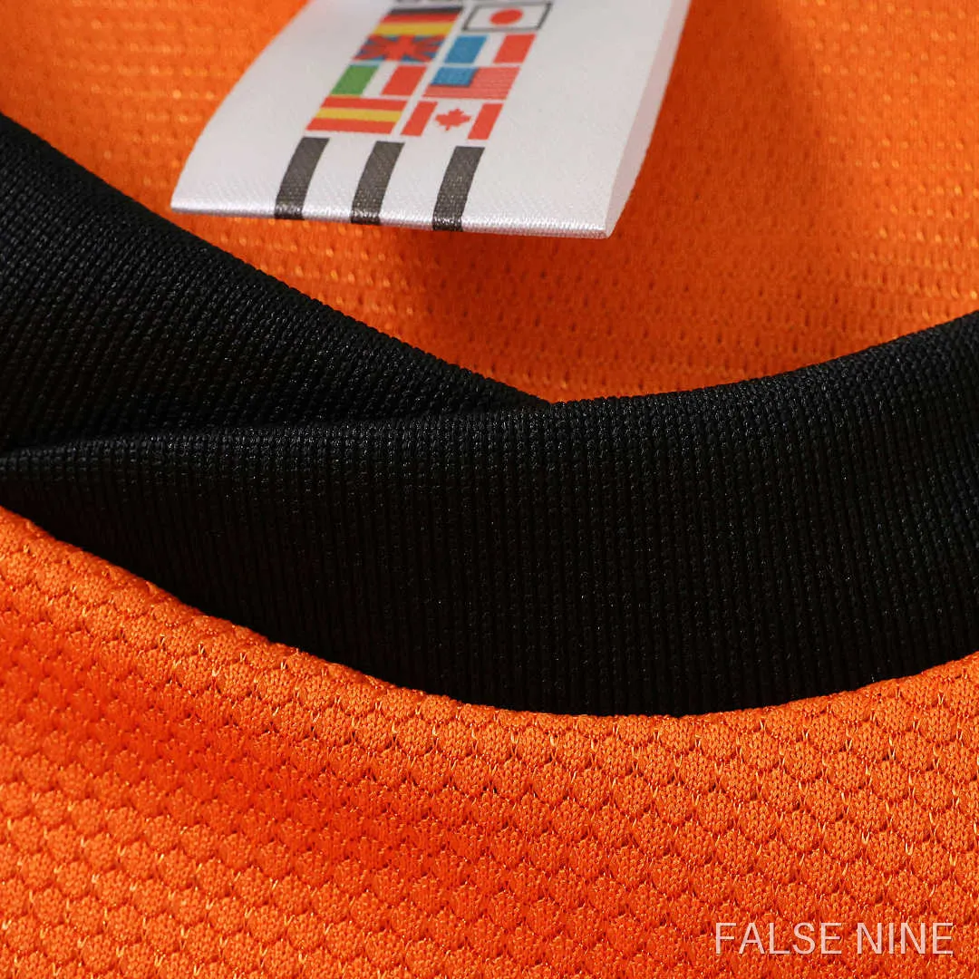 Netherlands 1980 Home Long Sleeve Retro Jersey (Fan Version), photo 13