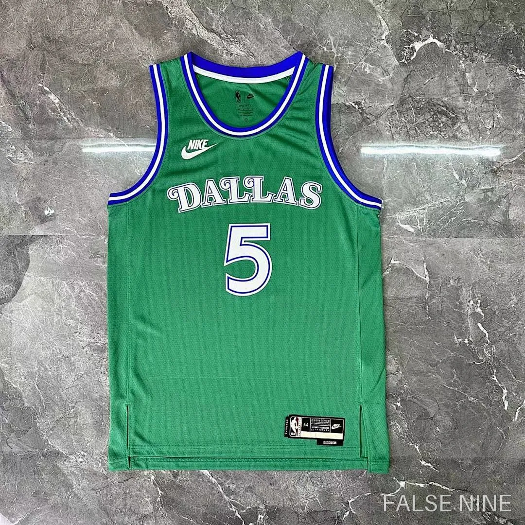 Dallas Mavericks Retro Green 5 Jersey (25-26), photo 7