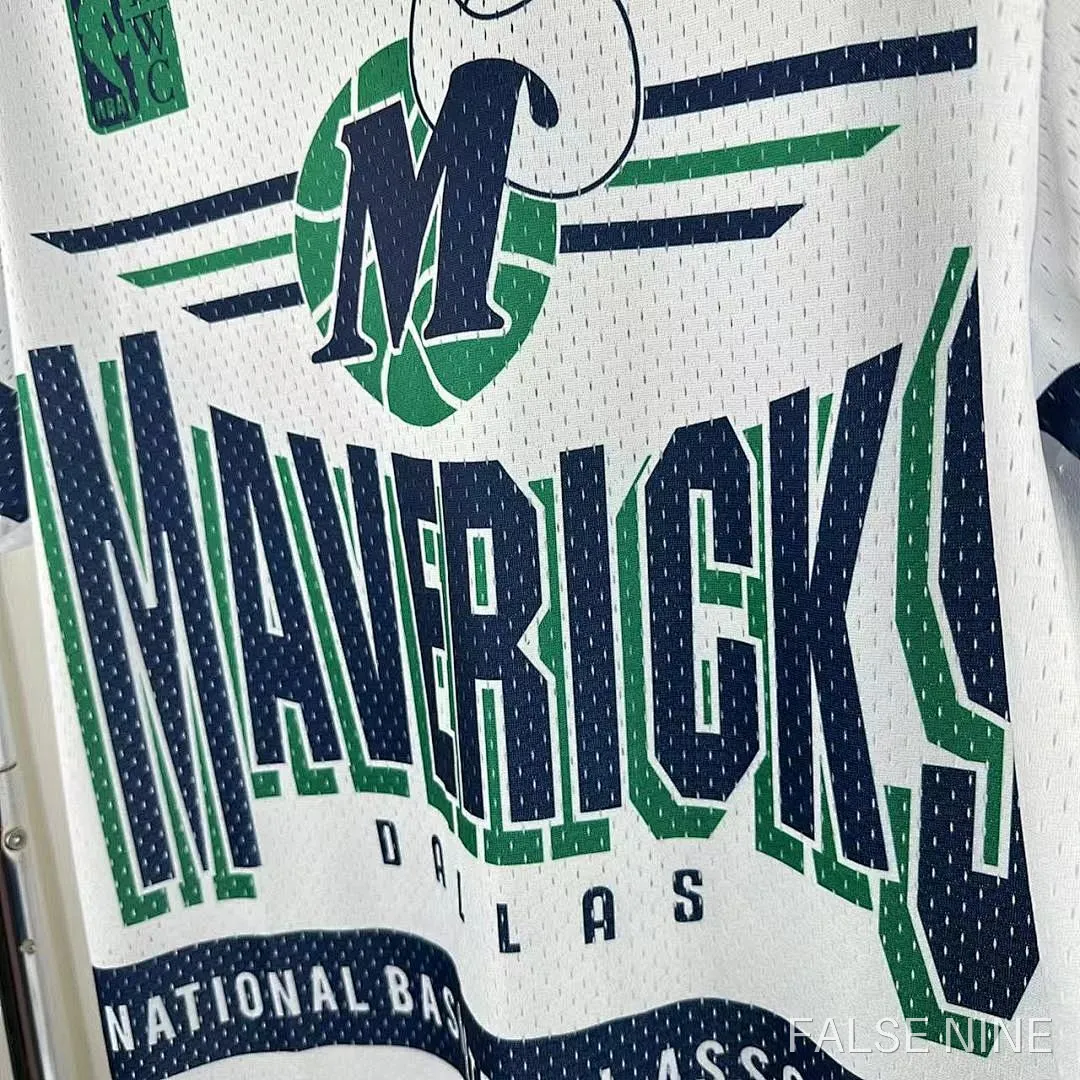 25/26 NBA Dallas Mavericks Retro short sleeved shirt, photo 4