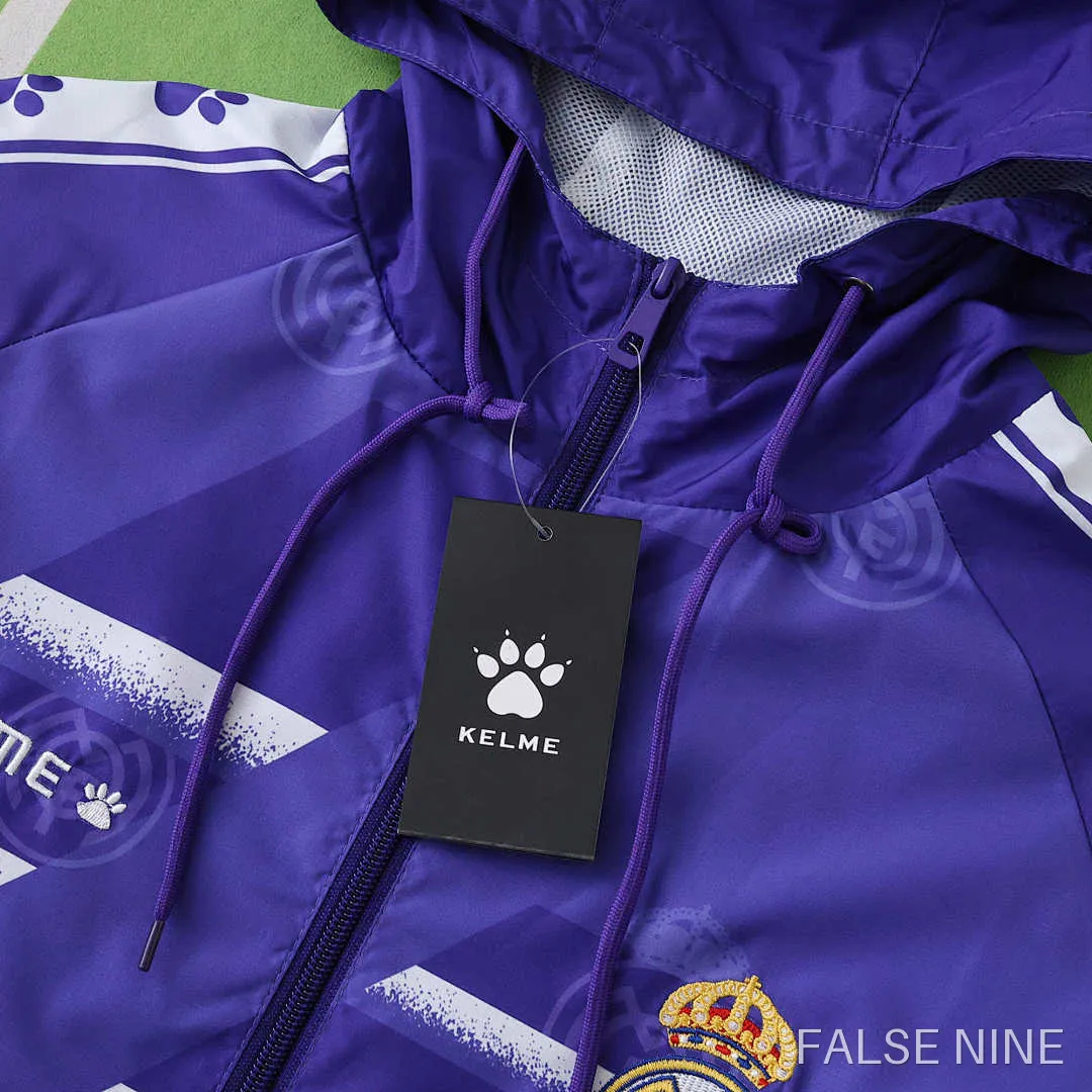95/96 Real Madrid CF purple Hooded windbreak, photo 8