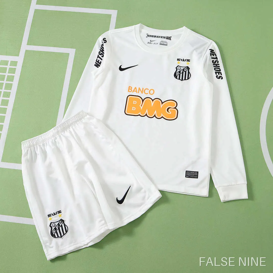 Santos FC 12/13 Home Kids Kit (Long Sleeve Retro), photo 2