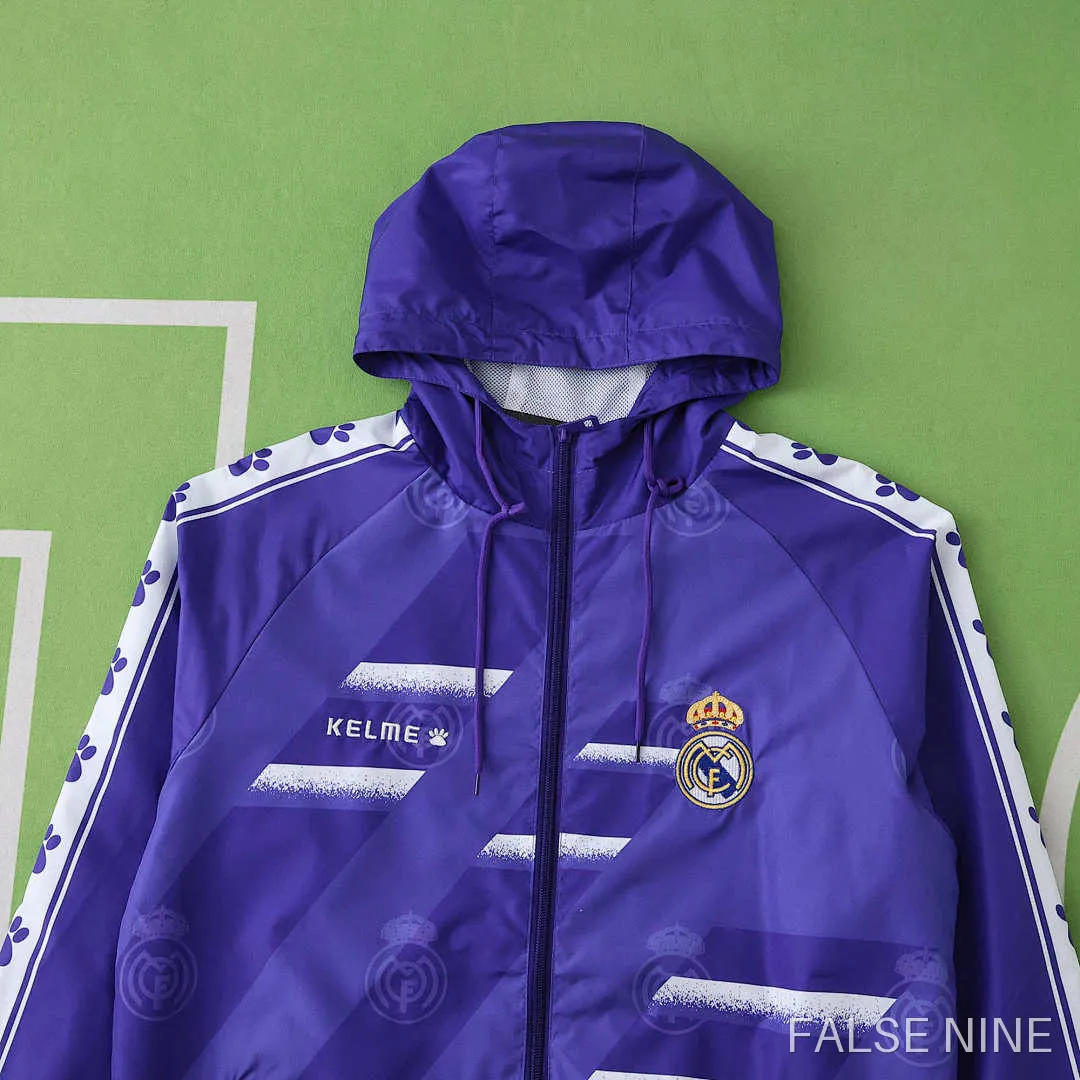 95/96 Real Madrid CF purple Hooded windbreak, photo 2