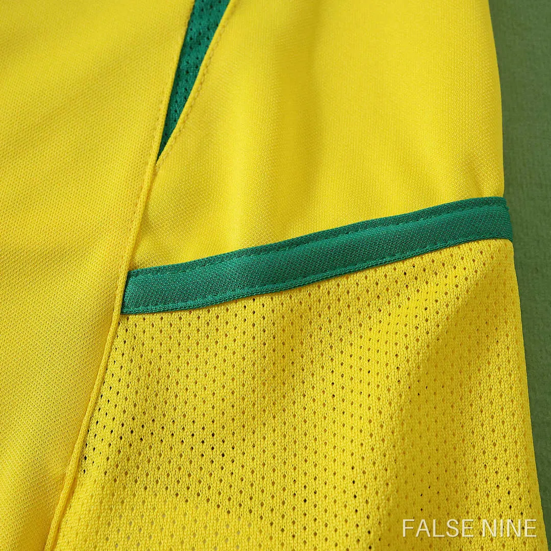 Brazil 2002 Home Kit (Retro, Kids, Long Sleeve), photo 14