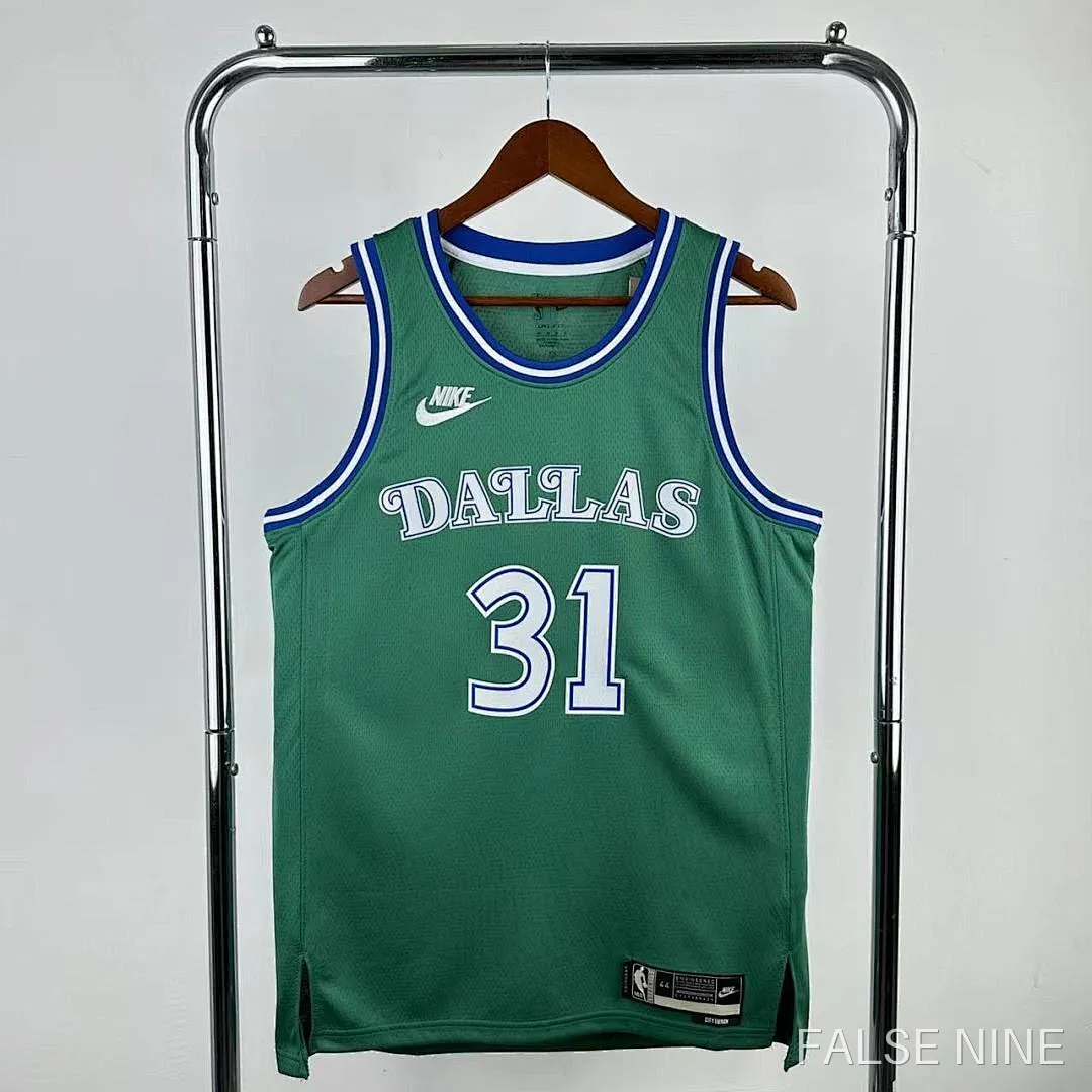 Dallas Mavericks 25/26 Retro Green Jersey (31-THOMPSON), photo 1