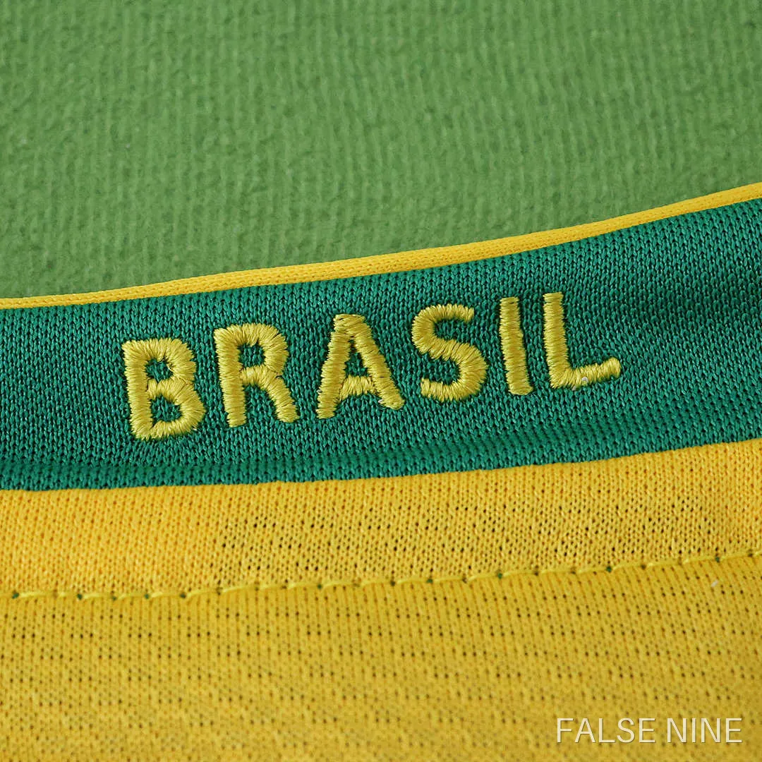 Brazil 2006 Home Long Sleeve Retro Jersey (Fan Version), photo 19
