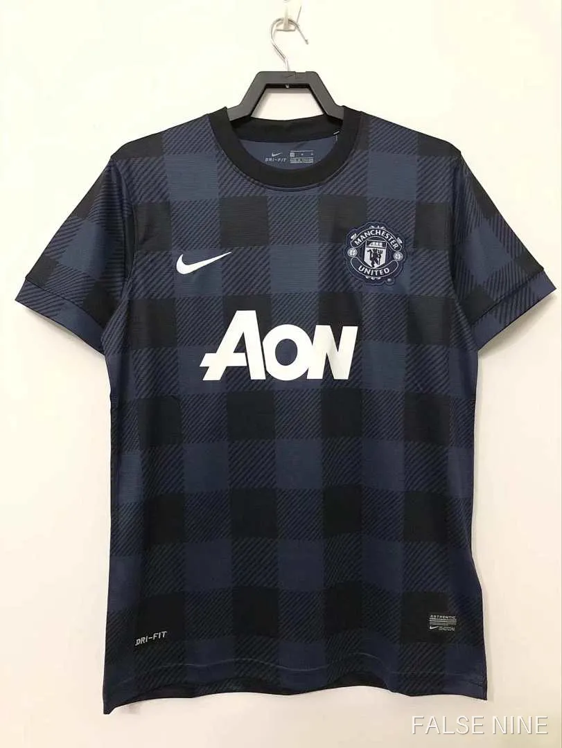 13/14 Manchester United away Black retro Fan version, photo 1