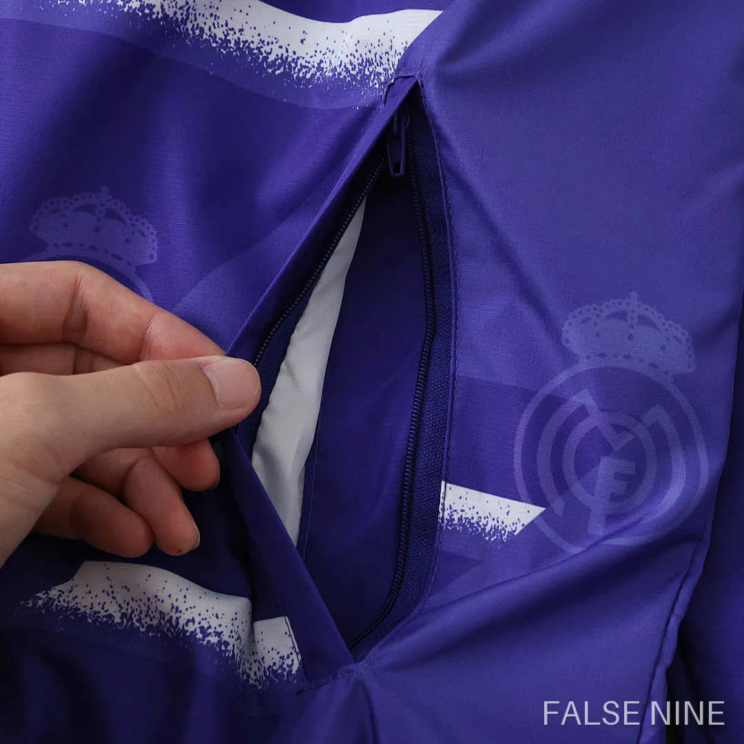 95/96 Real Madrid CF purple Hooded windbreak, photo 13