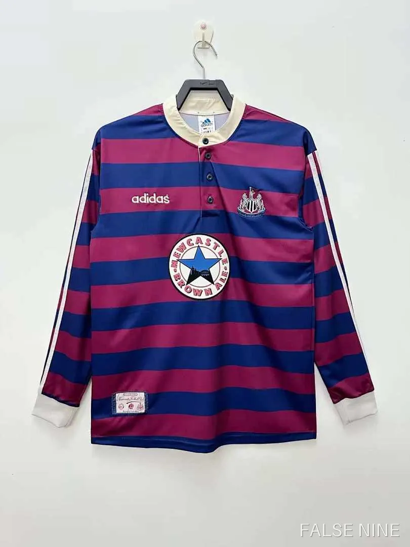 Newcastle United 1995-96 Away Long Sleeve Retro Shirt (Fan Version), photo 1