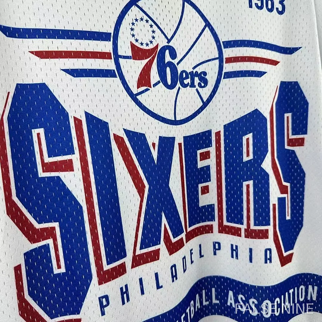 25/26 NBA Philadelphia 76ers Retro short sleeved shirt, photo 5