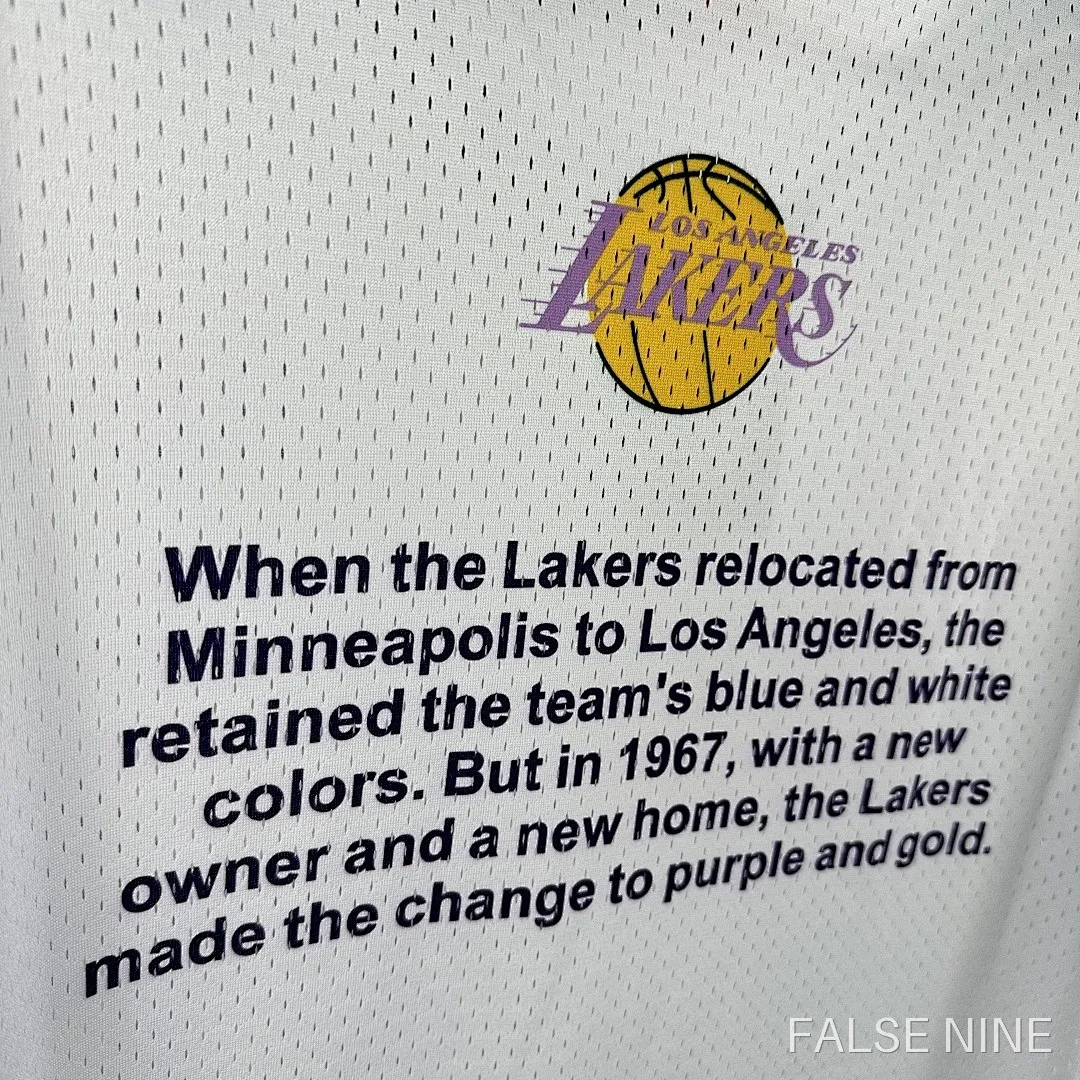 25/26 NBA L.A. Lakers Retro short sleeved shirt, photo 5