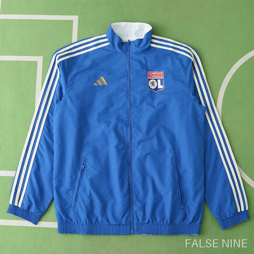 Olympique Lyonnais 24/25 Reversible Windbreaker Jacket, photo 1